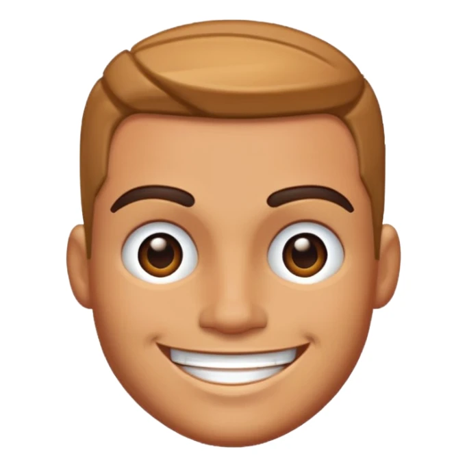 Pixelated gigachad meme emoji sticker