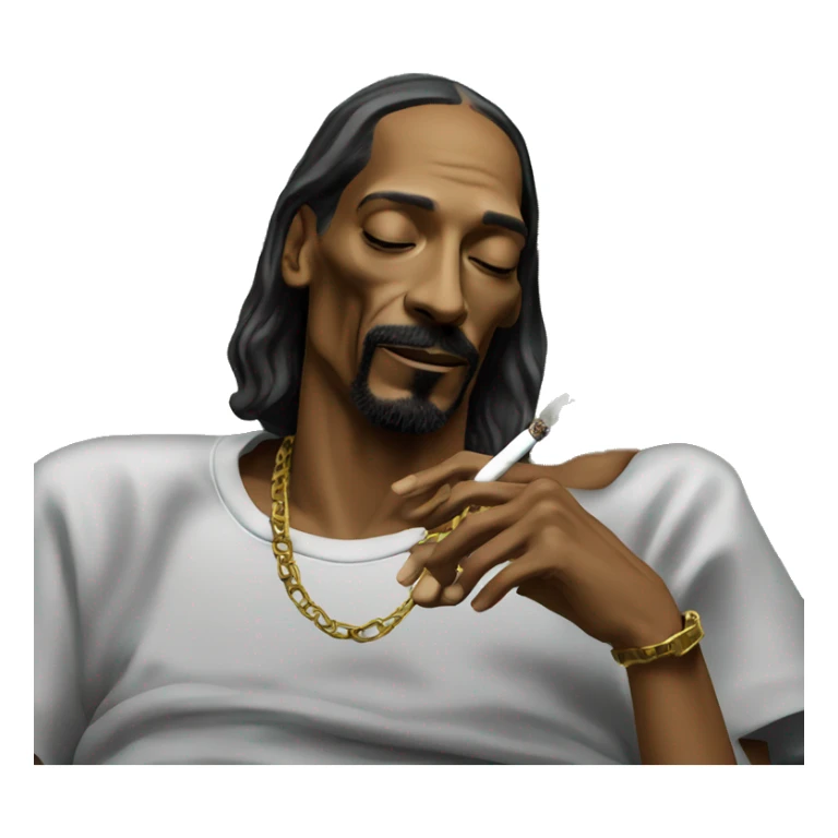 Snoop dogg smoking and good night sticker
