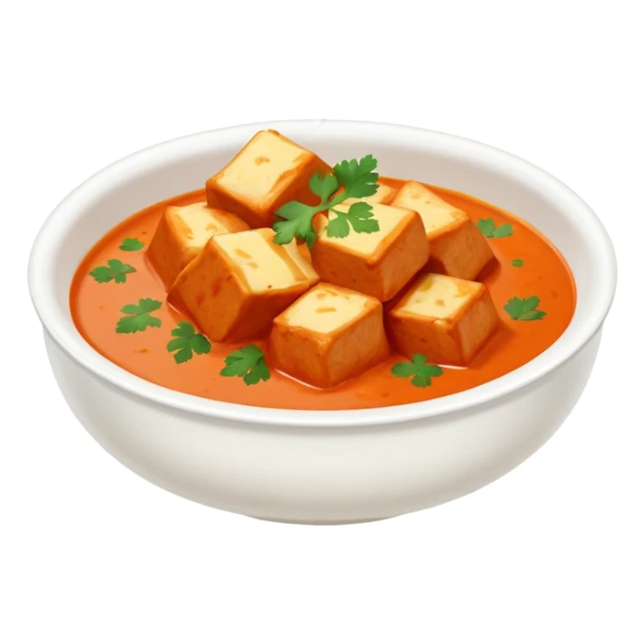 Yummy bowl of butter chicken sticker