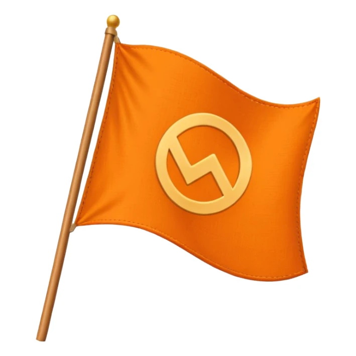Make emoji use orange flag and 🪯 thise emoji,emoji fit in flage  sticker