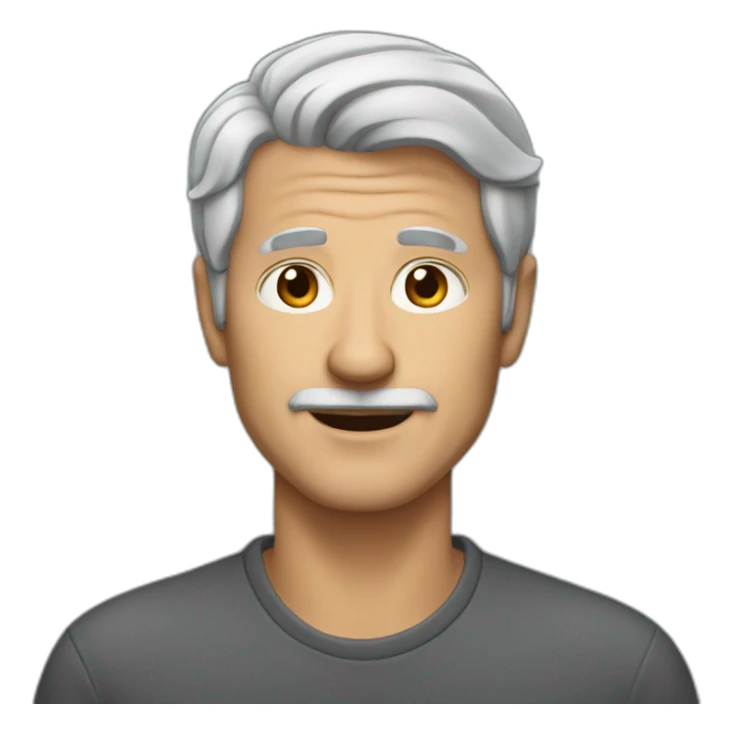 60-years-old-man-with-grey-hair sticker