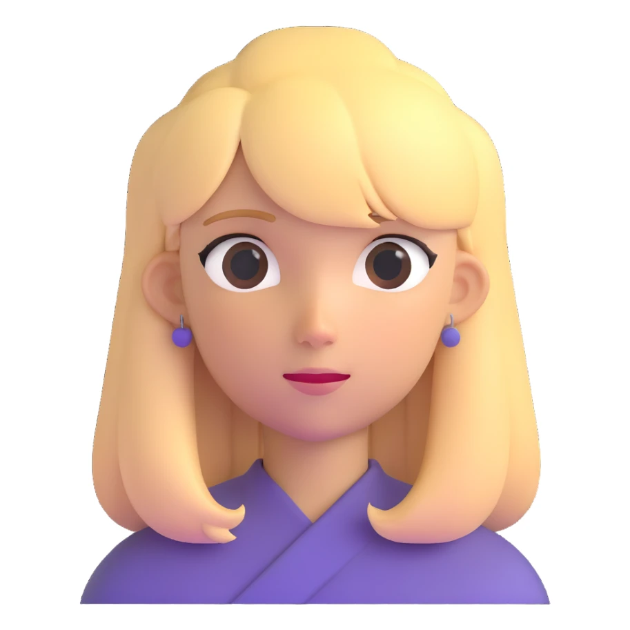 Tyler the Creator IGOR character with blonde hair sticker