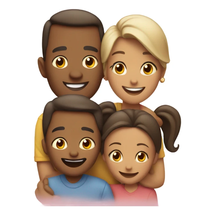 A loving family emoji. sticker