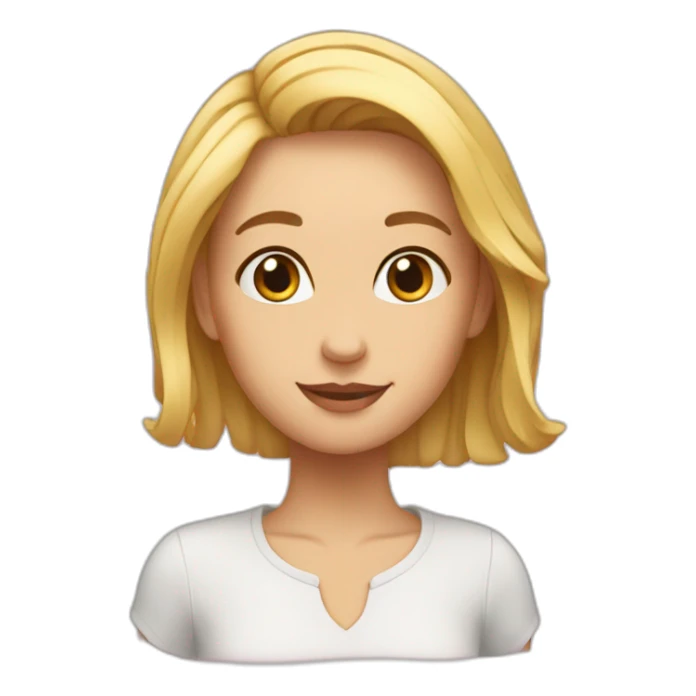 cloe écrit en emoji coeur sticker