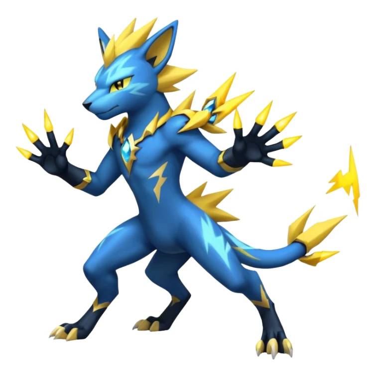 Luxio-Luxray-Zeraora-Manectric-fusion (full body) sticker