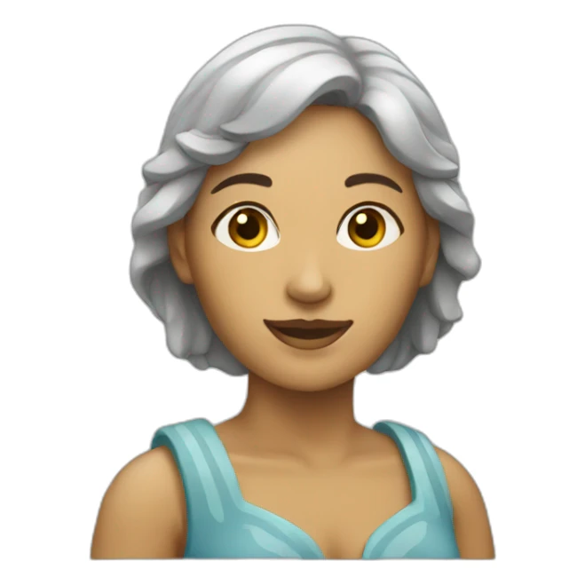 Woman water bearer sticker