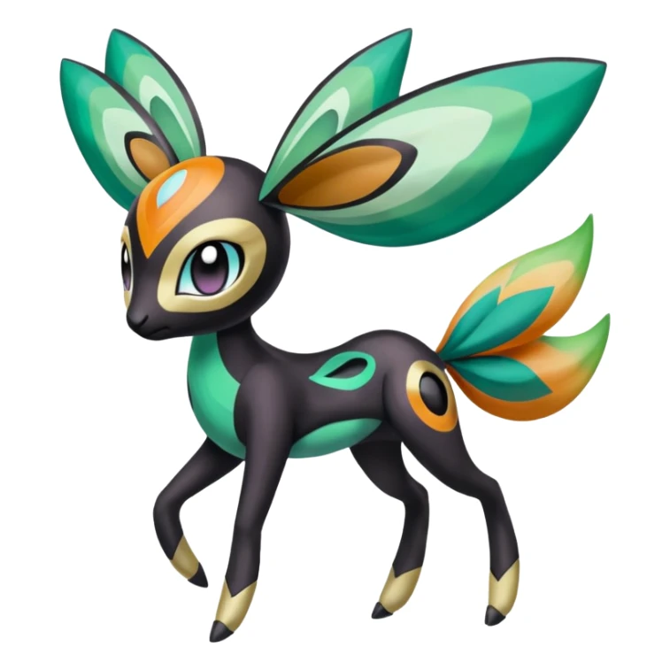 Meloetta-Gabite-Keldeon-Pokémon-Fakémon-fusion-hybrid-creature sticker