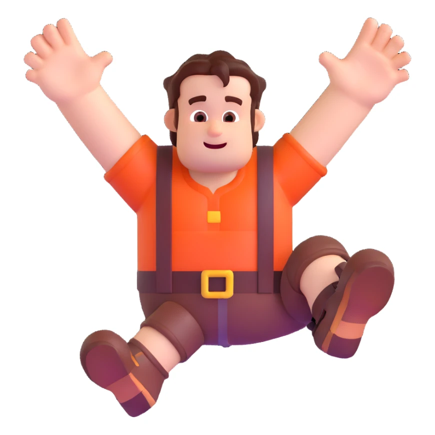 Wreck-it Ralph character sticker