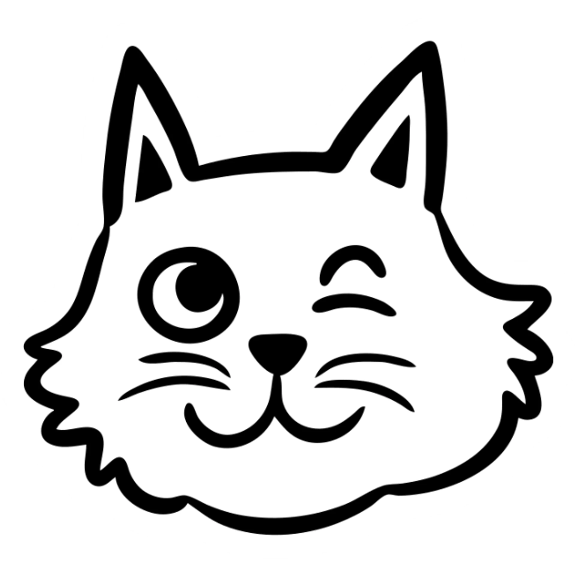 A distinguished cat wearing a monocle, fancy feline with monocle on eye sticker