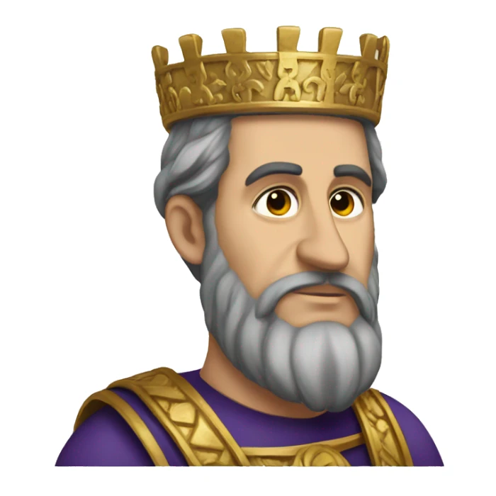 white byzantine emperor maurice sticker