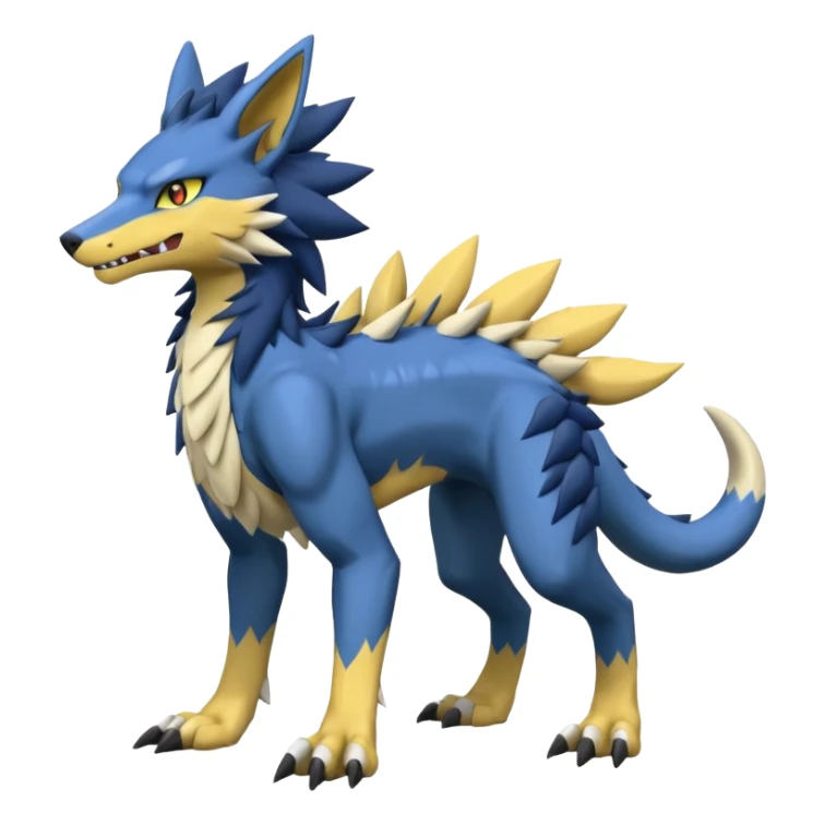 Digimon-Lombax-Sergal-Zeraora-Nargacuga-Fakemon full body sticker