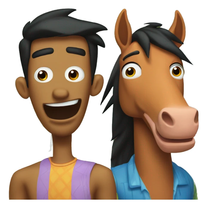 Phineas and ferb mollycoddling horse sticker