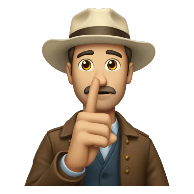 Hombre con la mano  sticker