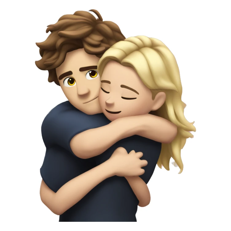 Emoji Chloe grace moretz hugging elrubiusomg sticker