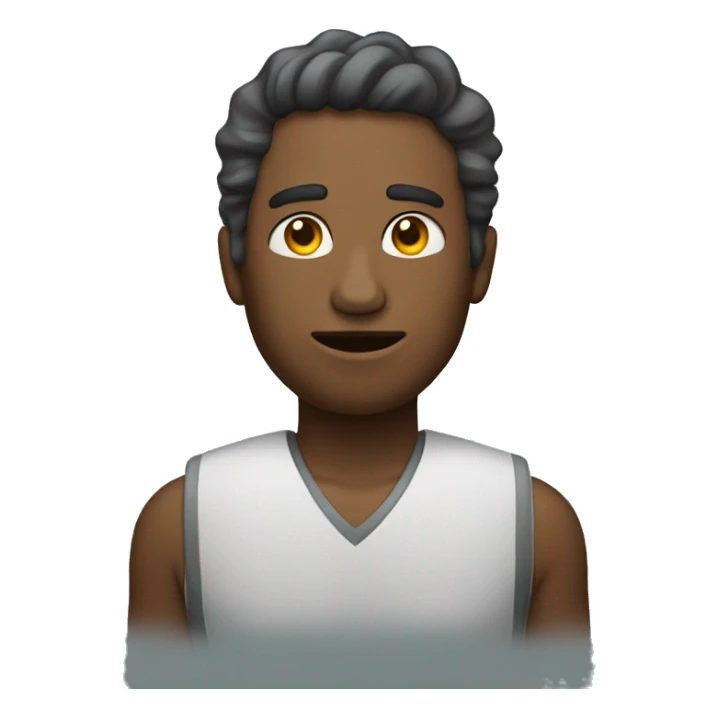 un persona con mucho sueño y cansada sticker