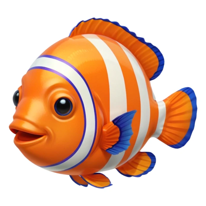 Ball of Goo with Rainbow Clownfish sticker
