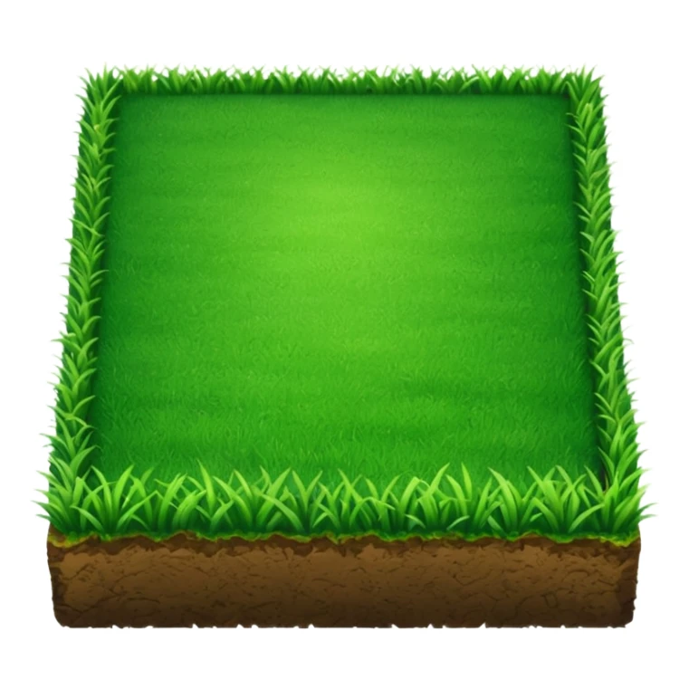 piece of short grass of a soccer field sticker