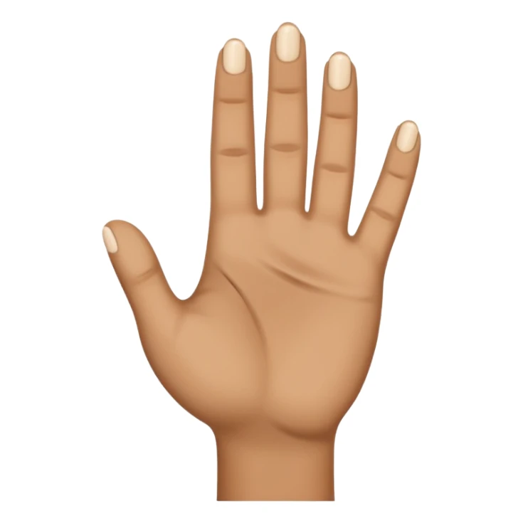 🫶🏾, i want this emoji with a white hand sticker