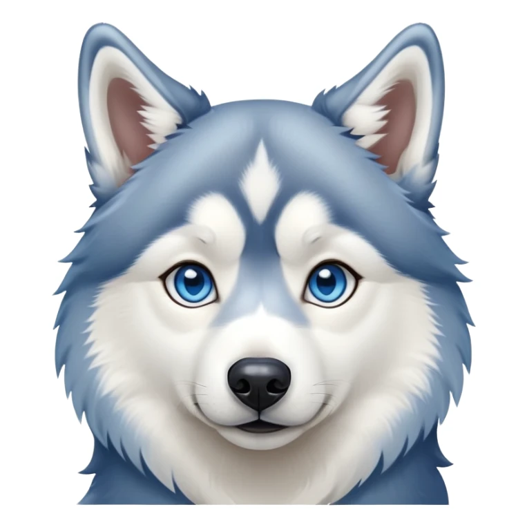 Husky siberian blue eyes love  sticker