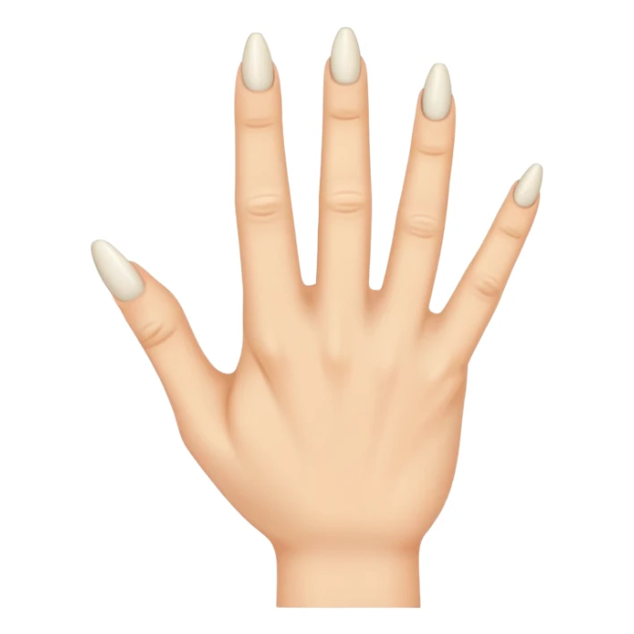 a hand but the middle finger and ring finger is twisted sticker