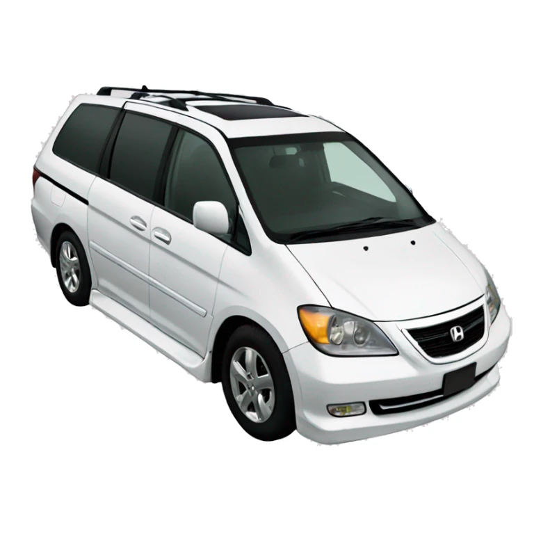 A 2006 Japanese domestic import white Honda odyssey  sticker