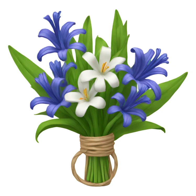 bouquet of liles  sticker
