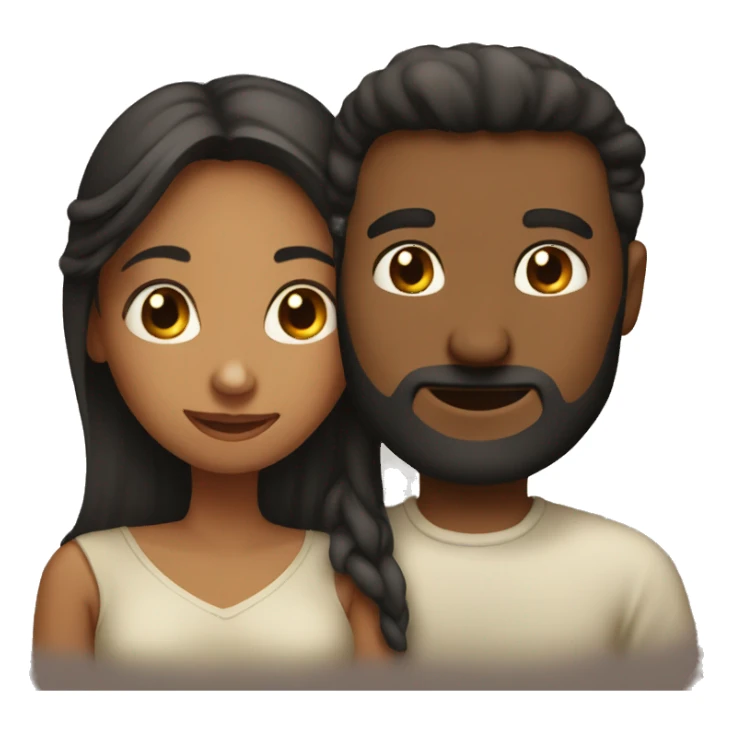 Woman and his husband love  sticker