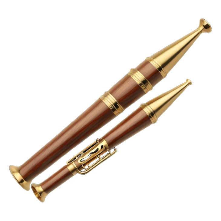Turkish musical wood wind instrument the Zurna sticker
