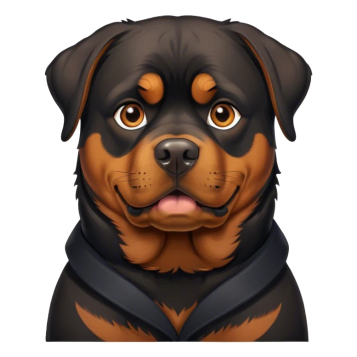 An adult Rottweiler sticker