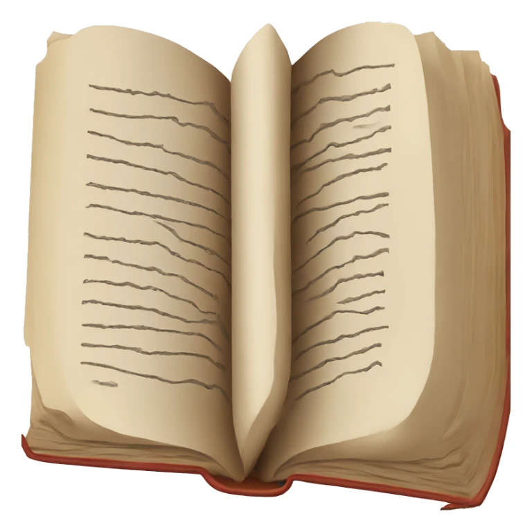 Book with shape of  geart sticker