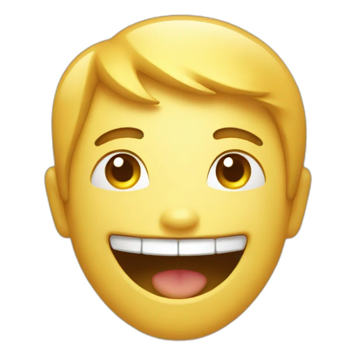 Smiling happy smiley including body sticker