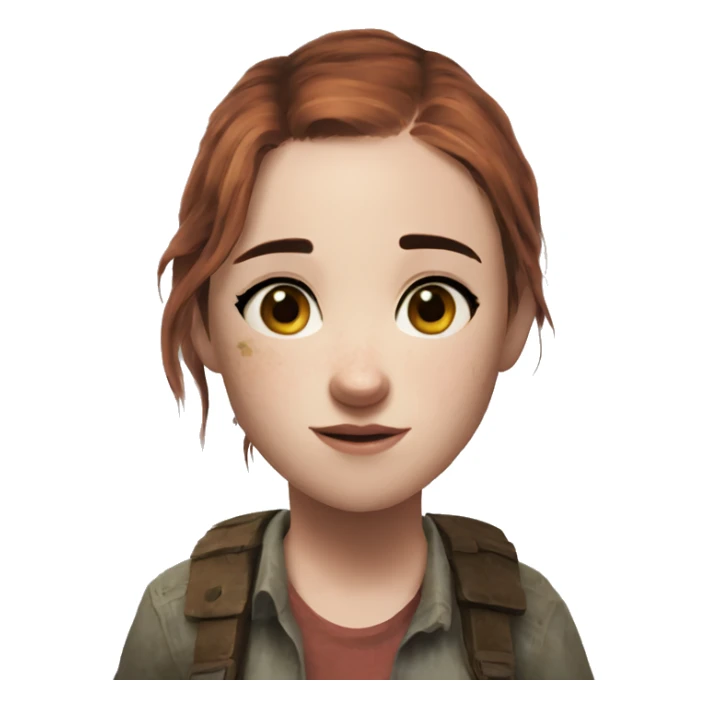 Ellie the last of us Little bit dezoom sticker