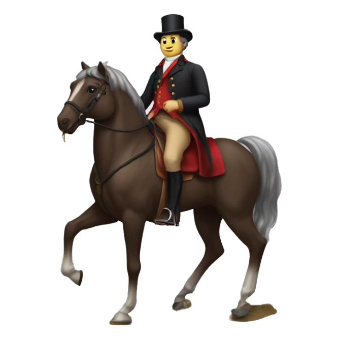 Washington Irving riding headless horse sticker