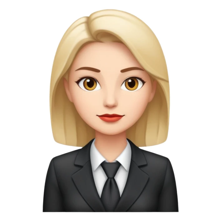 ceo woman business confidently wears smart business attire sticker