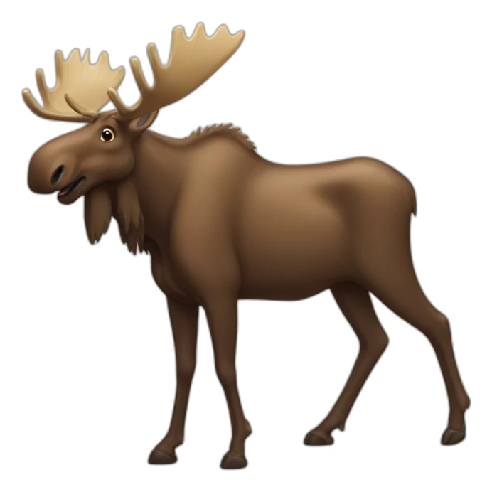 Moose sticker