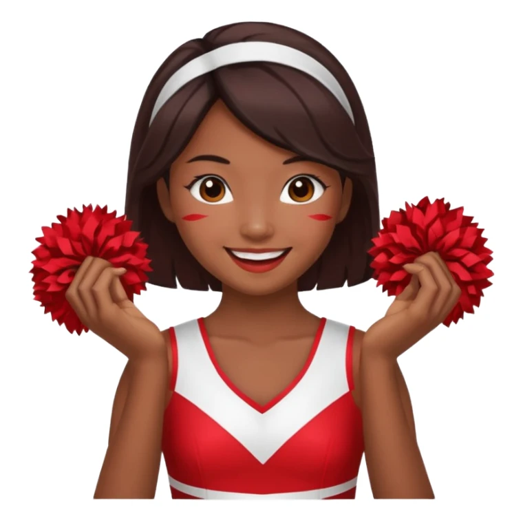 cheer leader dress, asian sticker