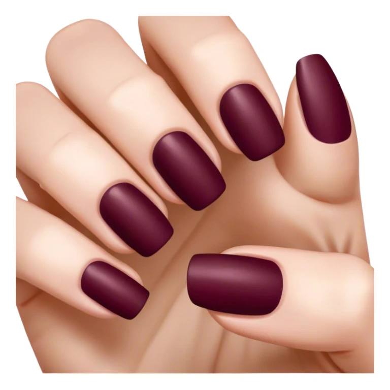  nails Burgundy sticker