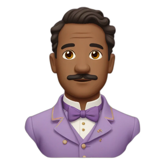 M gustave from the grand budapest hotel sticker