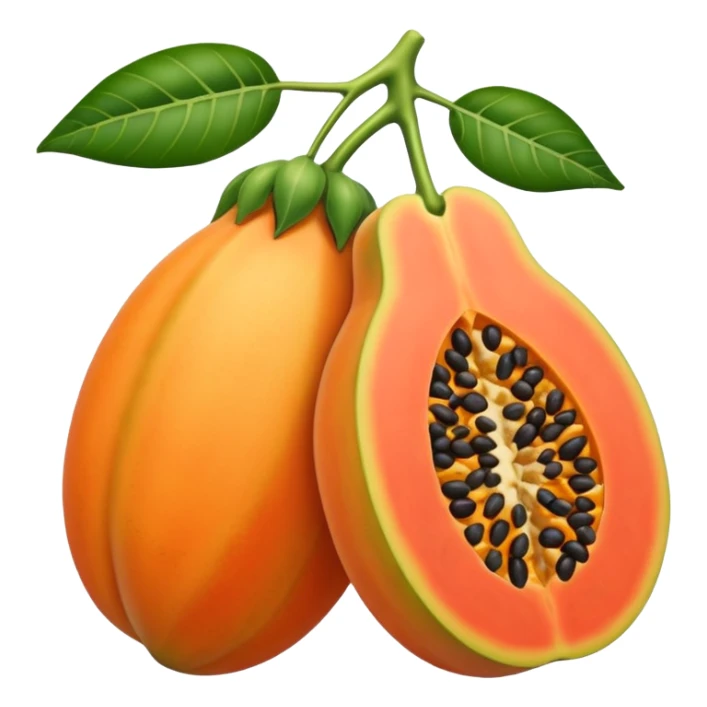 Papaya fruits sticker