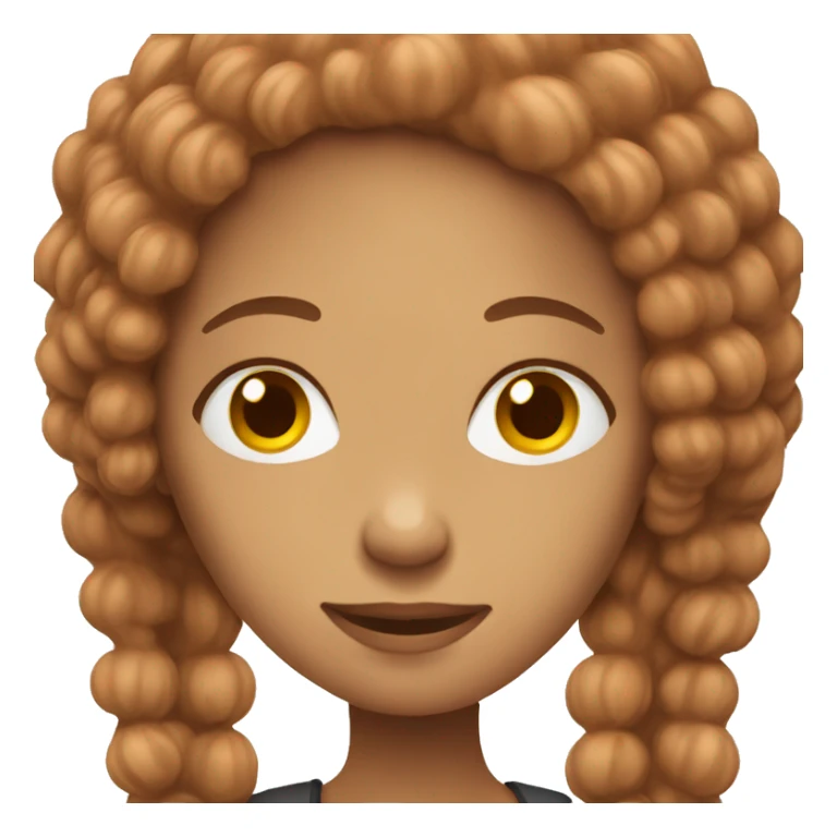 Woman with hazelnut coloured hair  sticker