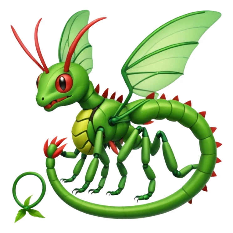 Caterpie-Flygon-Scyther-fusion sticker