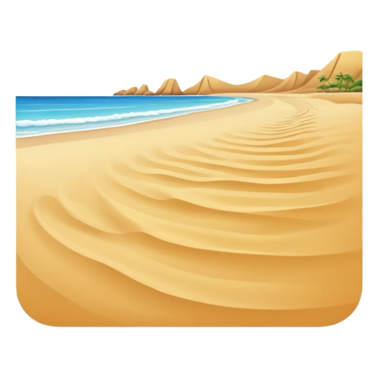 a beach waving to another brach sticker