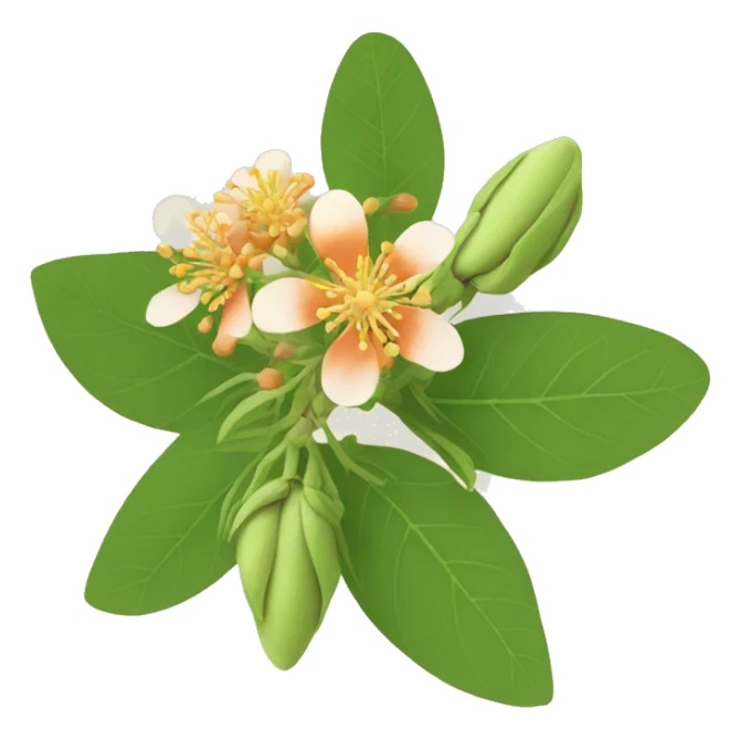 Iphone emoji Ashwagandha flowers sticker