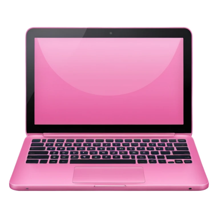 Pink laptop sticker