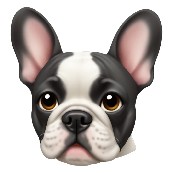 a french bulldog  sticker