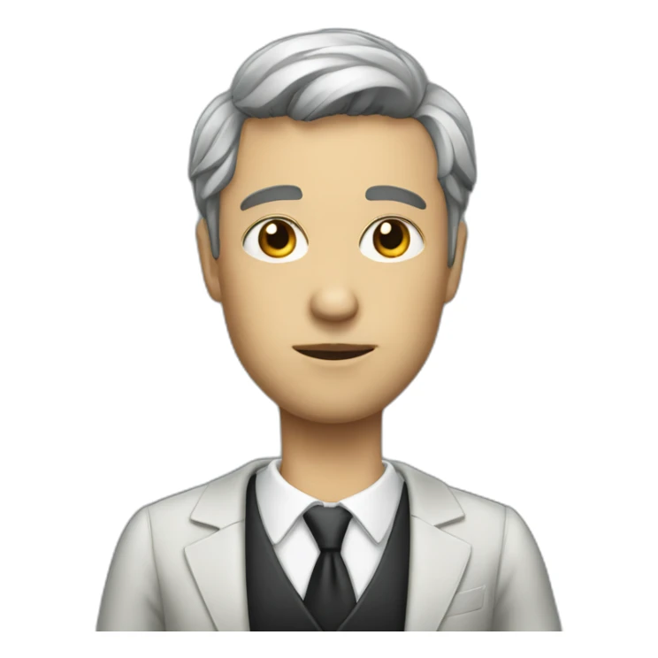 French Lawyer on pleading dress sticker