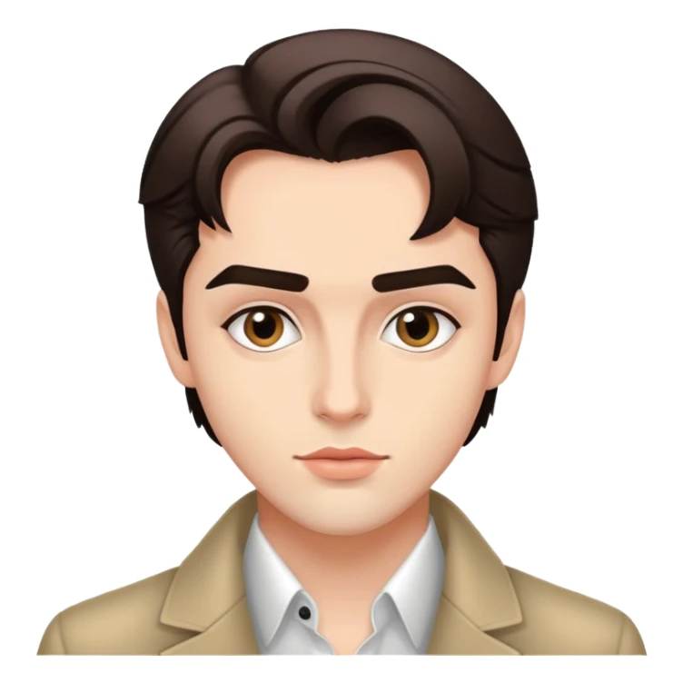 Alex Consani fashion model with stylish appearance and distinctive features sticker