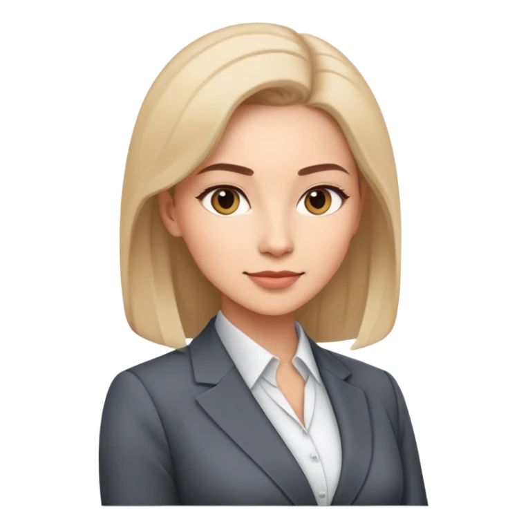 ceo woman confidently wears smart business attire sticker