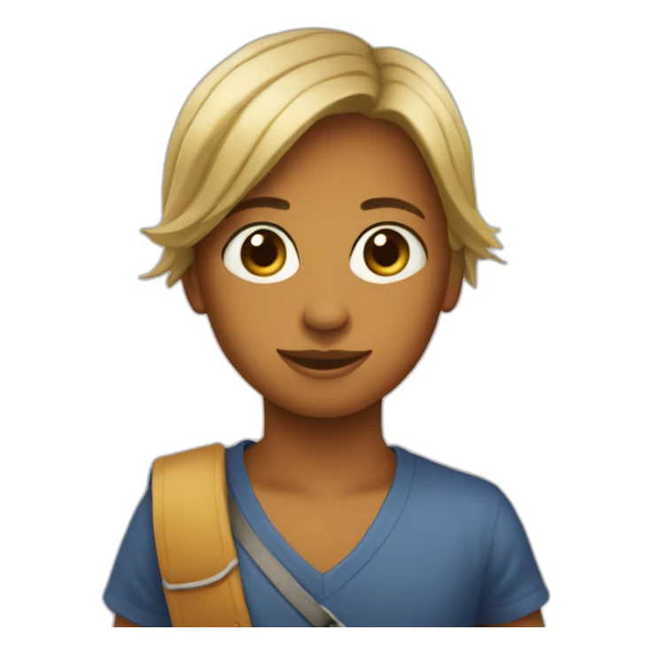 Girl-boy-reunion-island sticker