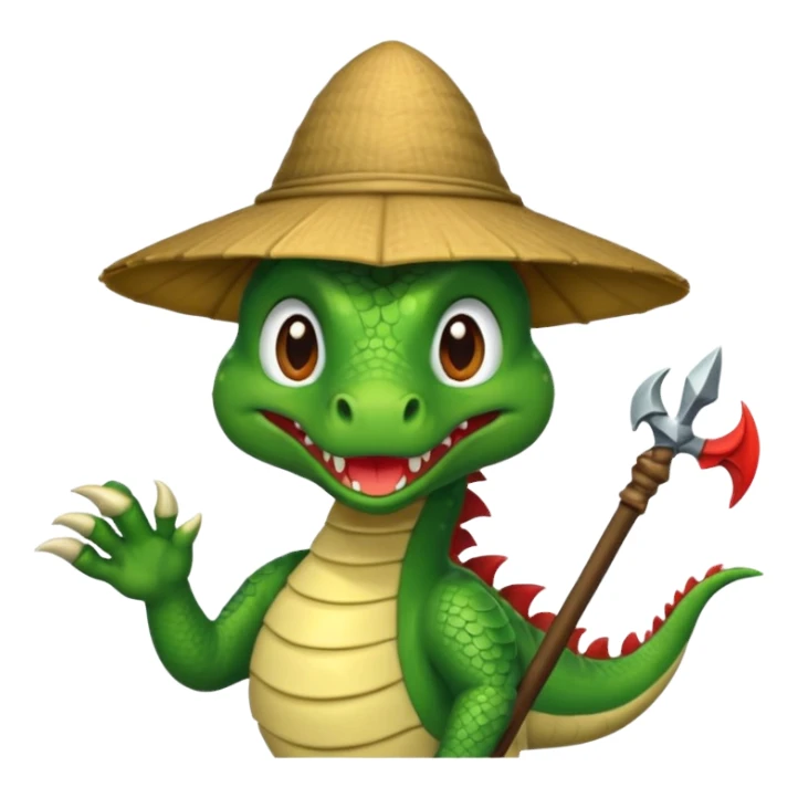 ein Drache mit einem Zauberstab in der Hand  und einem Hud  auf dem kopf und ein Bard sticker